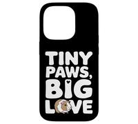 Carcasa para iPhone 14 Pro Cotización de Mascota de Conejillo de Indias - Tiny Paws Big Love