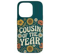 Carcasa para iPhone 14 Pro Cousin of The Year Retro Vintage Floral Family