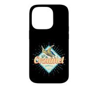 Carcasa para iPhone 14 Pro Cozumel Isla México Retro Tortuga Vintage Yucatán Recuerdo