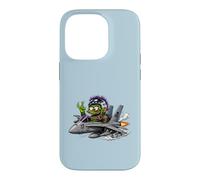 Carcasa para iPhone 14 Pro Crazy Monster Fighter Piloto Jet Cartoon Aviación Arte
