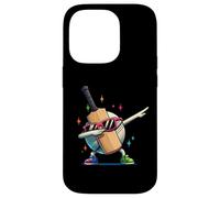 Carcasa para iPhone 14 Pro Cricket Ball Dabbing Graphic Cricket Player Kids Boys Men