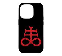 Carcasa para iPhone 14 Pro Cruz Satánica Rojo Sigil Azufre