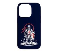 Carcasa para iPhone 14 Pro Cruzada Caballero Medieval Inglaterra Inglés San Jorge Histórico