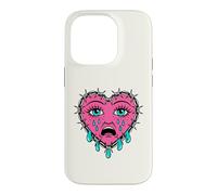 Carcasa para iPhone 14 Pro Crying Heart Tattoo - Traditional Old School Tattooed Inked