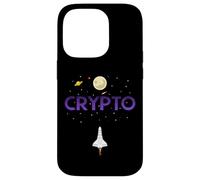 Carcasa para iPhone 14 Pro Cryptocurrency Space Rocket Crypto Go Up Only In Crypto