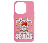 Carcasa para iPhone 14 Pro Cute Astronaut GNOME Graphic For Just A Girl Who Loves Space
