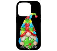 Carcasa para iPhone 14 Pro Cute Autism Awareness GNOME Puzzle Piece For Autism Teacher