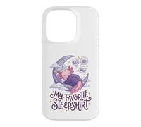 Carcasa para iPhone 14 Pro Cute Axolotl My Favorite Sleepshirt Kawaii Teen Pajama
