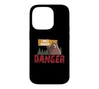 Carcasa para iPhone 14 Pro Cute Bear Gifts - Danger I Am A Hugger - Bears Hug Gift