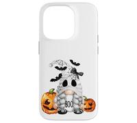 Carcasa para iPhone 14 Pro Cute Boo Ghost GNOME For Girls Halloween Bats and Pumpkin