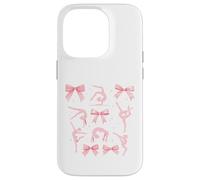 Carcasa para iPhone 14 Pro Cute Gymnastics Bows Aesthetic Gymnast Lover Design