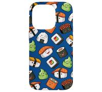 Carcasa para iPhone 14 Pro Cute Kawaii Kids Womens Girls Cartoon Pattern Sushi Lover