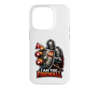 Carcasa para iPhone 14 Pro Cyber Sentinel Knight Protegiendo tu ámbito Digital