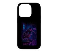 Carcasa para iPhone 14 Pro Cyberpunk Kiwi Escena de Lluvia
