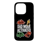 Carcasa para iPhone 14 Pro Dad Mode Activated Funny Fatherhood Minivan Parent Graphic