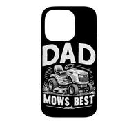 Carcasa para iPhone 14 Pro Dad Mows Mejor Jardinería Cortacésped