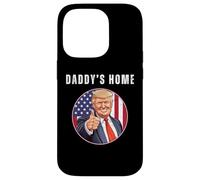 Carcasa para iPhone 14 Pro Daddy'S Home Donald Trump Presidente Conservador Republicano