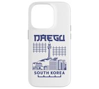 Carcasa para iPhone 14 Pro Daegu Vacation Holiday Bandera de Corea del Sur