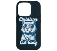 Carcasa para iPhone 14 Pro Dama de Gato, Loca Dama de Gato