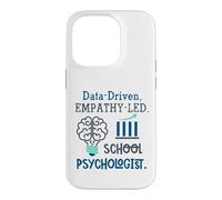 Carcasa para iPhone 14 Pro Data-Driven Empathy-Led School Psychologist Brain Graphic