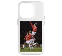 Carcasa para iPhone 14 Pro David Beckham Scholes Man Utd Goal Football Copa del Mundo 1998