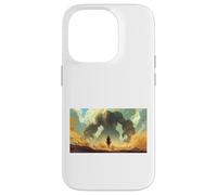 Carcasa para iPhone 14 Pro David vs Goliat: Joven Pastor se enfrenta a un Guerrero Gigante