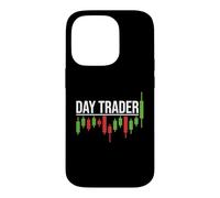 Carcasa para iPhone 14 Pro Day Trader - Estilo gráfico de negociación de acciones desgastadas