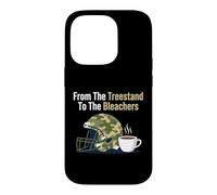 Carcasa para iPhone 14 Pro De The Treestand a The Bleachers Sports Hunting Dad