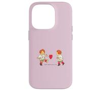 Carcasa para iPhone 14 Pro Déjanos probar el Amor Romance de Rugby Vintage