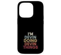 Carcasa para iPhone 14 Pro Devin Name Devin Personalized Name First Given