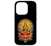 Carcasa para iPhone 14 Pro Diosa Lakshmi Vitral Mitología Hindú Hinduismo