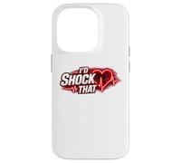 Carcasa para iPhone 14 Pro Diseño cardiaco Divertido con Texto en inglés I'D Shock That