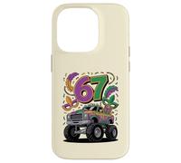 Carcasa para iPhone 14 Pro Diseño de Carnaval de Mardi Gras Monster Car Truck 67