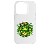 Carcasa para iPhone 14 Pro Diseño de energía Radiante de Lucky Chaos Clover