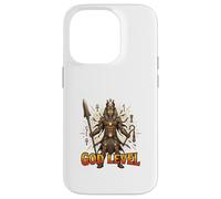 Carcasa para iPhone 14 Pro Diseño de Guerrero Egipcio Antiguo de Nivel de Dios
