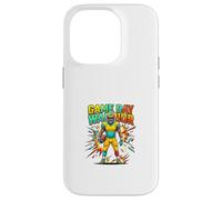 Carcasa para iPhone 14 Pro Diseño poderoso de Game Day Warrior Football Player