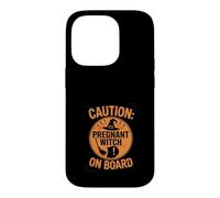 Carcasa para iPhone 14 Pro Disfraz de Halloween Embarazada Espeluznante mamá bebé Boo vibras