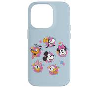 Carcasa para iPhone 14 Pro Disney Mickey & Friends Spring Easter Friendly Flower Faces