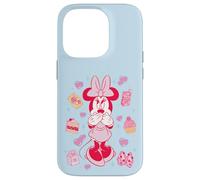 Carcasa para iPhone 14 Pro Disney Minnie Mouse Sweet Treats & Pink Hearts Coquette