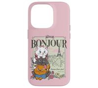 Carcasa para iPhone 14 Pro Disney The Aristocats Marie Toulouse & Berlioz Bonjour