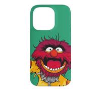 Carcasa para iPhone 14 Pro Disney The Muppets Animal Electric Mayhem Big Face Green