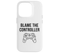 Carcasa para iPhone 14 Pro Divertida Camiseta de Regalo de Blame The Controller Gaming Humor Gamer