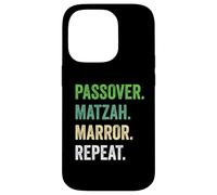 Carcasa para iPhone 14 Pro Divertida Matzá de Pascua, Marror, repetición de la Familia judía del Seder