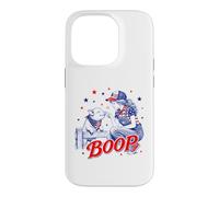 Carcasa para iPhone 14 Pro Divertido 4 de Julio Boop Farm Girl & Baby Pig Patriotic USA
