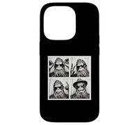 Carcasa para iPhone 14 Pro Divertido Bigfoot In A Photo Booth Cryptid Enthusiast Gift