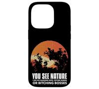 Carcasa para iPhone 14 Pro Divertido Caza Ves Naturaleza No Veo Nagging Esposa