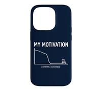 Carcasa para iPhone 14 Pro Divertido Cita Motivación Sarcasmo Burnout Oficina Humor