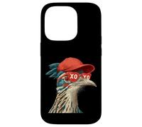 Carcasa para iPhone 14 Pro Divertido Correcaminos Gafas Sol Chaparral Ave Ilustración