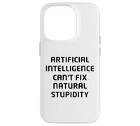 Carcasa para iPhone 14 Pro Divertido diseño de Sarcasmo de Inteligencia Artificial AI - Humor