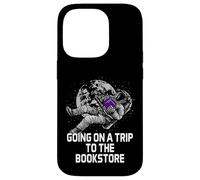 Carcasa para iPhone 14 Pro Divertido Humor de Gusano de Biblioteca Going on a Trip to The Bookstore